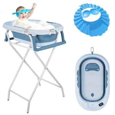Baignoire bébé pliable avec support