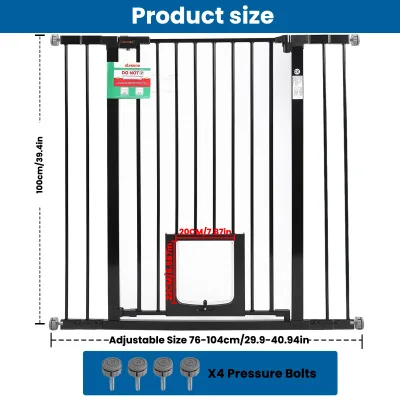 Barrière de sécurité en fer, sans perçage – image 2