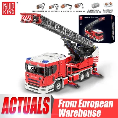 Camion de pompiers télécommandé à construire