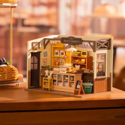 Kit maison de poupées boulangerie miniature – image 2