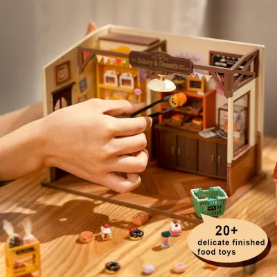 Kit maison de poupées boulangerie miniature – image 3
