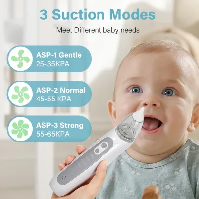 Mouche-bébé électrique avec musique, 3 embouts – image 2