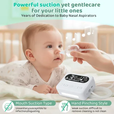 Mouche-bébé électrique en silicone – image 3