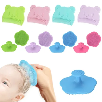 Peigne et brosse en silicone pour bébé – image 2