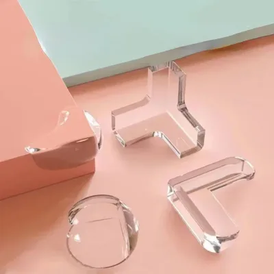 Protège-coins transparents en PVC pour meubles – image 2