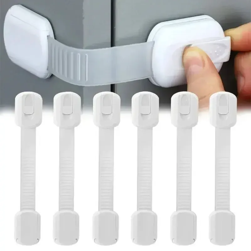 Serrure adhésive pour tiroir et armoire bébé