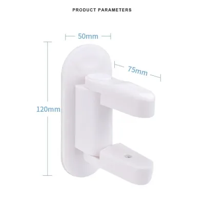 Verrou de porte en plastique, anti-rotation – image 2