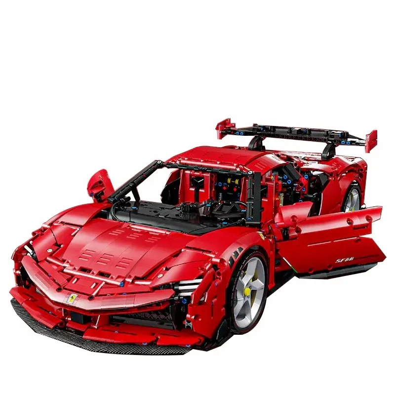 Voiture de course en blocs, 4260 pièces