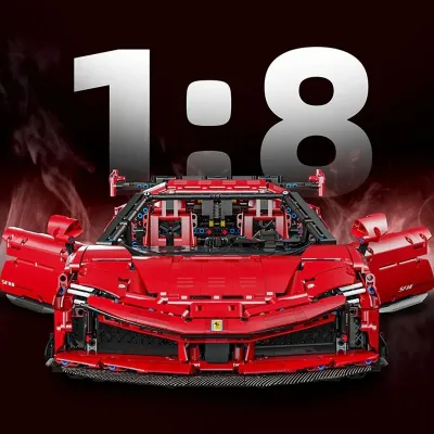 Voiture de course en blocs, 4260 pièces – image 3