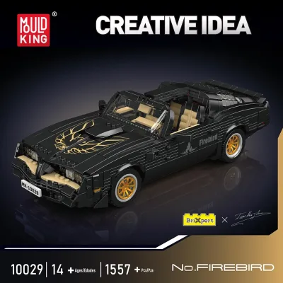 Voiture vintage à construire en blocs – image 3